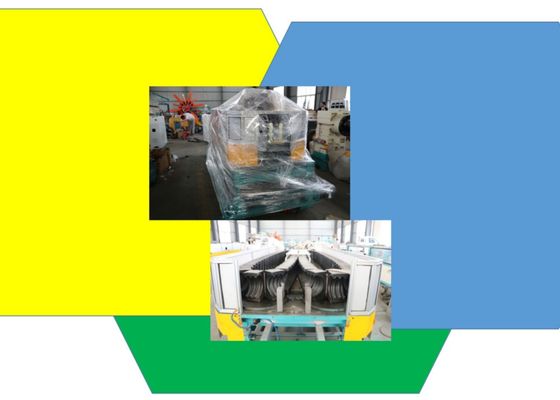 Harga Kompetitif Pipa PVC Plastik Twin Screw Extruder Machine