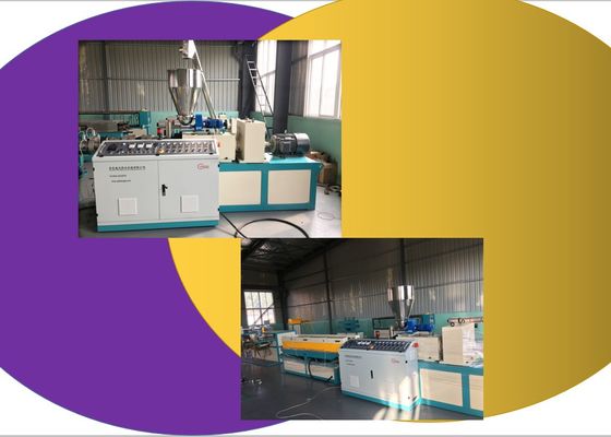 PVC Twin Screw 32mm Plastik Pelet Extruder