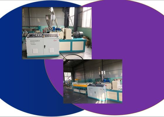 Twin Screw LDPE 29mm Garis Ekstrusi Pipa Plastik