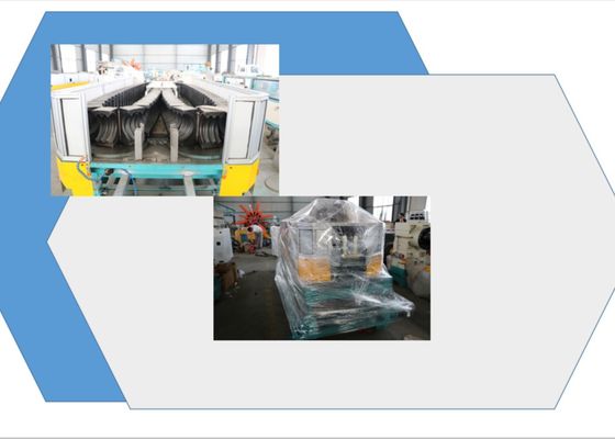 PE HDPE 650mm Satu Dinding Mesin Pipa Bergelombang