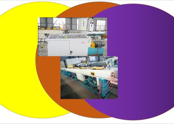 HDPE Twin Screw 750mm Garis Ekstrusi Pipa Plastik