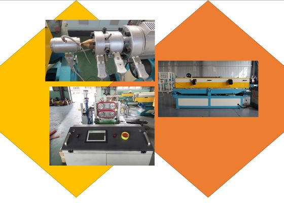 800mm 1200kg / H Garis Ekstrusi Pipa Bergelombang