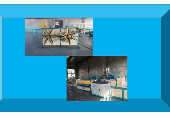 Black PVC 100Kgh Twin Screw Extruder / Pipa Air / Jalur Produksi Pipa PE