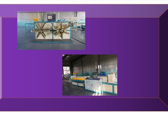 Black PVC 100Kgh Twin Screw Extruder / Pipa Air / Jalur Produksi Pipa PE