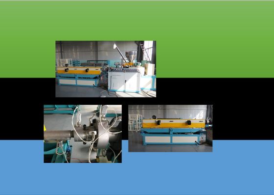 Kabel Pipa HDPE Plastik Lini Produksi Extruder Pipa Bergelombang