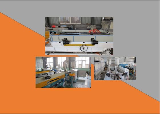 PP 63mm Single Wall Bergelombang Pipa Garis Ekstrusi