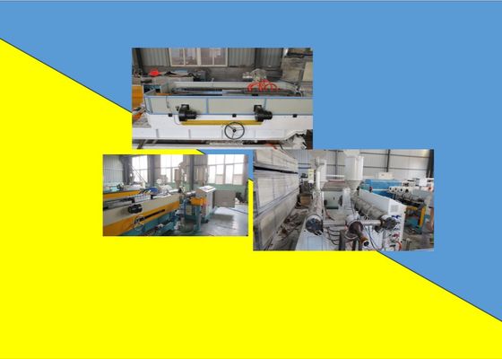 Flexible Conduit PP Single Wall Bergelombang Pipa Garis Ekstrusi