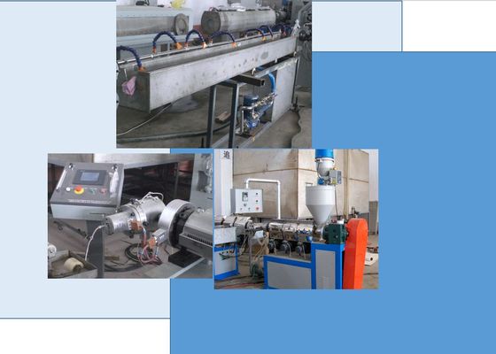 PP HDPE Steel Wire Reinforced Hose Extruder Machine / Mesin Pipa Fleksibel