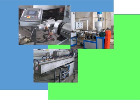 PP HDPE Steel Wire Reinforced Hose Extruder Machine / Mesin Pipa Fleksibel