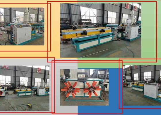 Water Drain Deep Screw PE 800mm Garis Ekstrusi Pipa Bergelombang