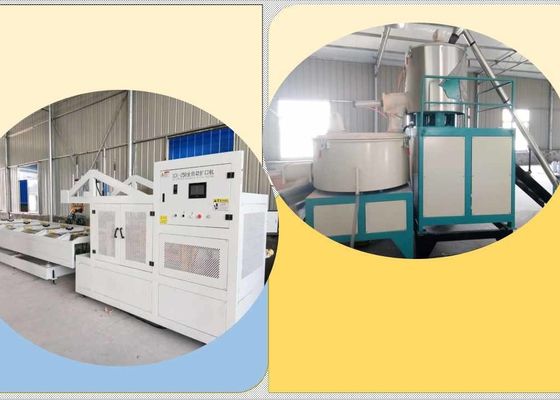 35kw PE PVC Single Wall 100Kg / H. Garis Ekstrusi Pipa