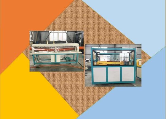 Deep Screw 800Kg / H PLC Garis Ekstrusi Pipa Bergelombang