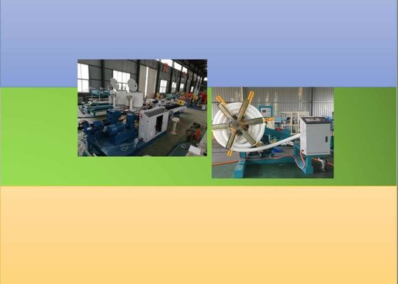 Pe Pp 800mm Garis Ekstrusi Pipa Bergelombang Dinding Ganda
