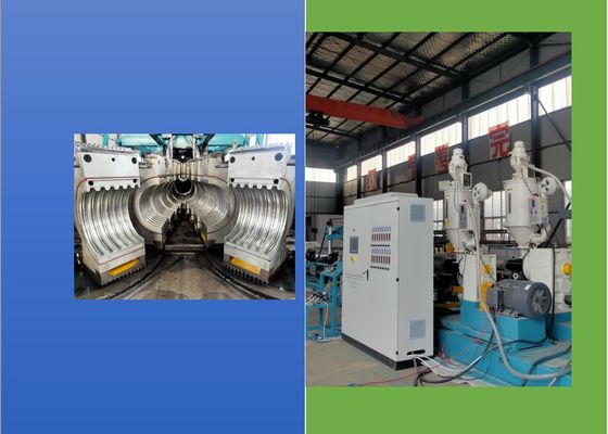 Lini Produksi Pipa Plastik Double Screw PLC 50kg / H.
