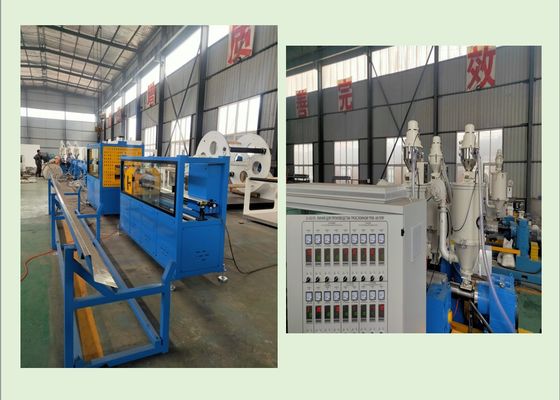Garis Ekstrusi Saluran Optik Bergelombang PVC Intermeshing Penuh