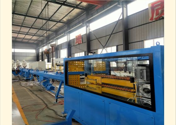 PLC HV940 Tiga Lapisan Garis Ekstrusi Pipa HDPE Mesin Ekstrusi Pipa PPR PP
