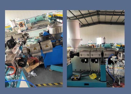 150mm Sekrup 270kg / H Kabel Jaket Garis Ekstrusi Selubung