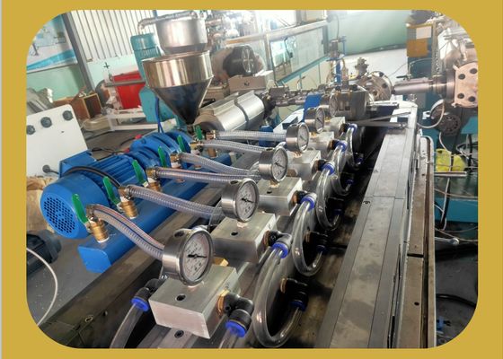 40m / Min PVC Sheath Extruder Wire Cable Membuat Mesin