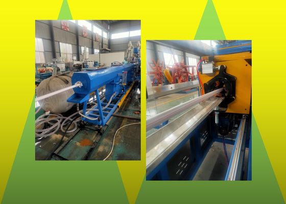 3 Lapisan Garis Ekstrusi Pipa HDPE yang Diperkuat 160mm 18m / Min
