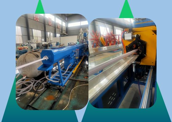 Triple Layer HDPE Pipe Extrusion Line Mesin Ekstrusi Pipa Kembar Polypropylene