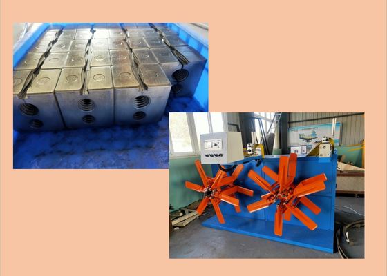 40r / Min PVC Garis Ekstrusi Pipa Bergelombang 18.5kw