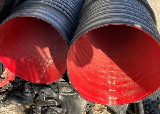 PE Corrugated Pipe Extrusion Line Mesin Pembuat Pipa Dua Lapisan