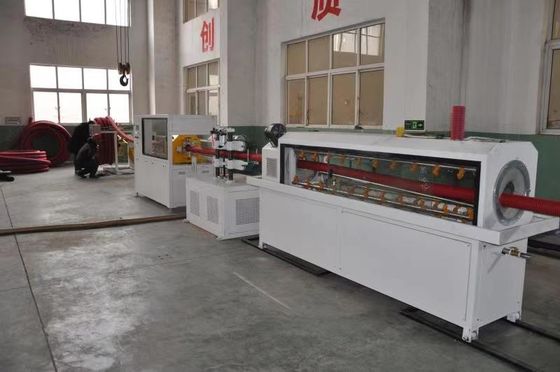 HDPE Single Wall Corrugated Pipe Extrusion Line Diameter 20mm / Mesin Pembuat
