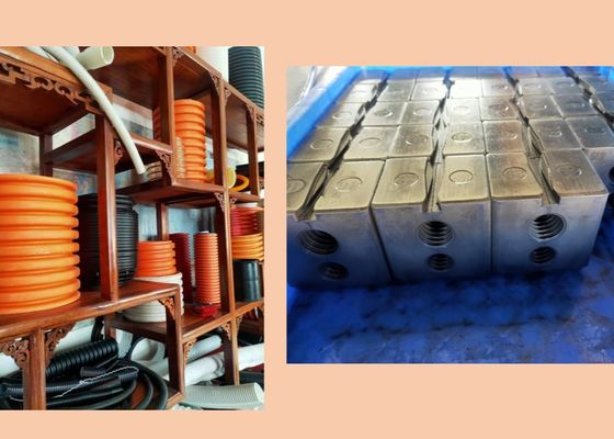 Garis Ekstrusi Tabung DWC Bergelombang Dinding Ganda Untuk Irigasi