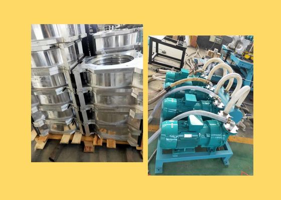 HDPE Sewer Drain Garis Ekstrusi Pipa Bergelombang Dinding Ganda