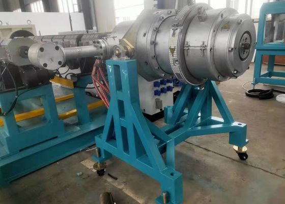 Pasokan Air 315mm Jalur Ekstrusi Pipa HDPE Sekrup Tunggal 1000kg / H