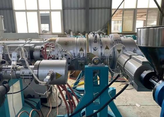 PLC Lineal 15m / Min 250kg / H Mesin Ekstrusi Pipa HDPE