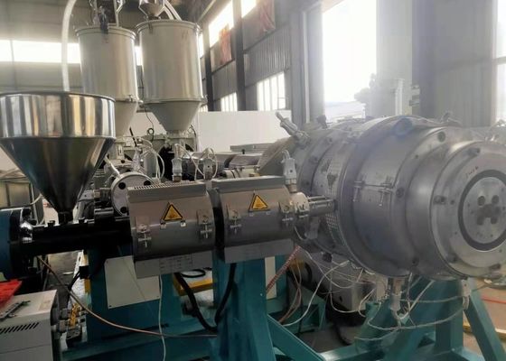 PE Plasticizing Corrugated Pipe Extrusion Line Untuk Pasokan Air