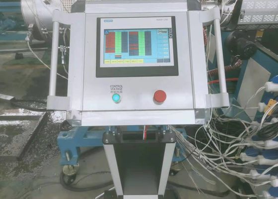 Sekrup Ganda PPR PE Garis Ekstrusi Pipa Bergelombang 10m / Min