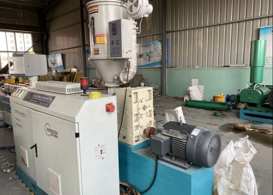 Sekrup Tunggal 32mm Garis Ekstrusi Pipa Bergelombang 24m / Min