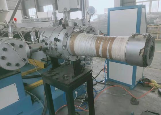 Garis Ekstrusi Pipa Plastik PPR HDPE Bergelombang 37kw Dengan Konverter ABB