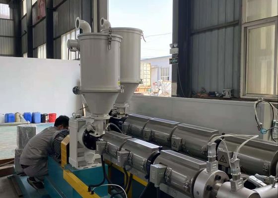 Lini Produksi Pipa Plastik HDPE PE 200mm Efisiensi Tinggi