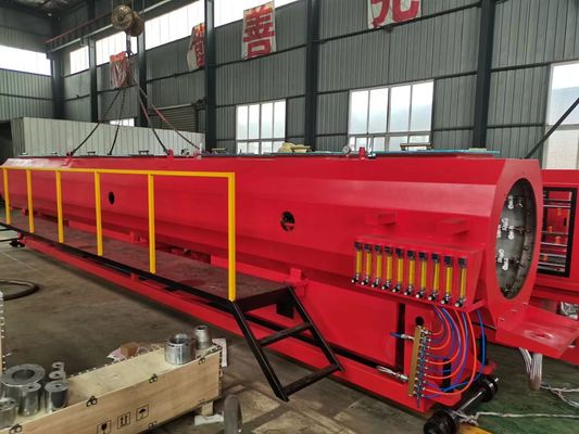 Mesin Ekstrusi Pipa Gas PE 200-500mm Lini Produksi Pipa Plastik