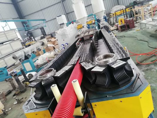 10-20 M / Min PVC PE PP Single Wall Corrugated Pipe Machine