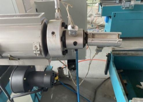 Dia 12-50mm Single Wall Corrugated Pipe Extrusion Line Membuat Mesin