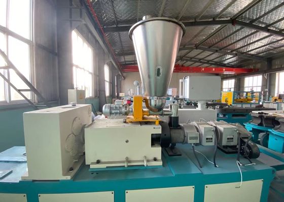 50-110mm Conical Twin Screw Extruder PVC Electric Conduit