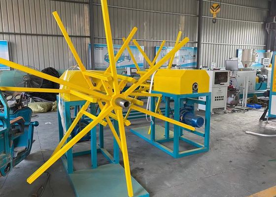 160-450mm HDPE PP Pasokan Gas Air Mesin Extruder Plastik Sekrup Tunggal