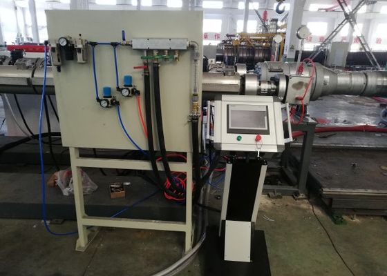 200-500mm Saluran Listrik Dinding Tunggal Garis Ekstrusi Pipa Bergelombang