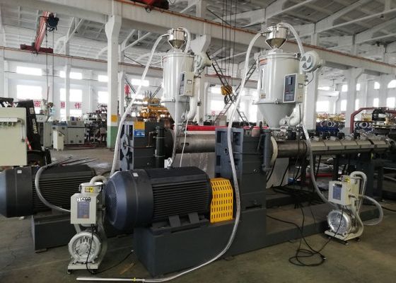 200-500mm Saluran Listrik Dinding Tunggal Garis Ekstrusi Pipa Bergelombang