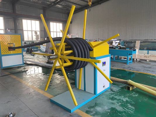 25-100mm HDPE PP Carbon Spiral Pipe Lini Produksi Mesin Plastik