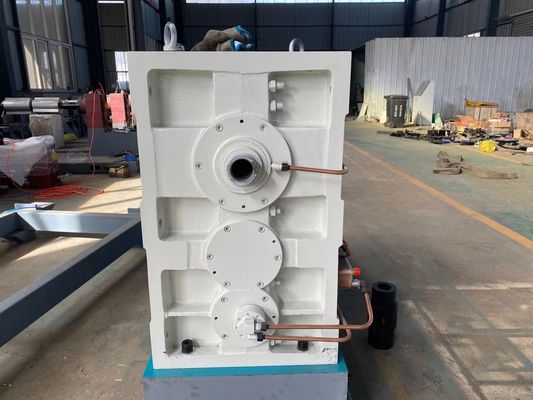 120kg / jam Mesin Pembuat Pipa PVC Conical Double Screw Extruder