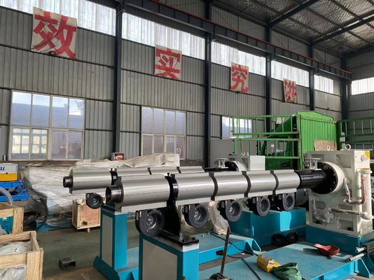 50mm-250mm HDPE Mesin Pipa Bergelombang Dinding Ganda / Garis Ekstrusi