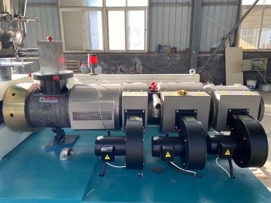 Garis Ekstrusi Pipa PVC Plastik Twin Screw Extruder Machine Conical 250kg / Hr