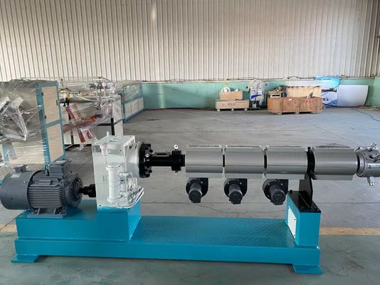 16-63mm HDPE PE PVC Dinding Tunggal Bergelombang Pipa Mesin Pembuat Garis Ekstrusi