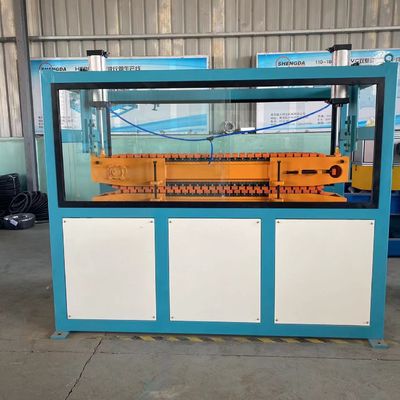 Plastik Single Screw Extruder Pasokan Air Energi Pipa Gas Lini Produksi 1-15m / Min