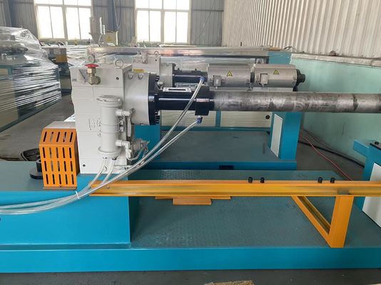 PP PE Dinding Tunggal Jalur Ekstrusi Pipa Bergelombang Lini Produksi 16-75mm
